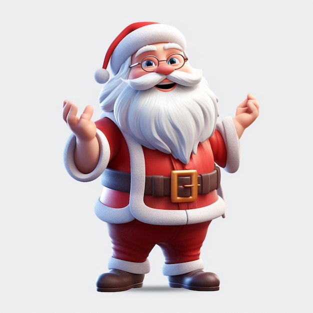 3D kerstman personage