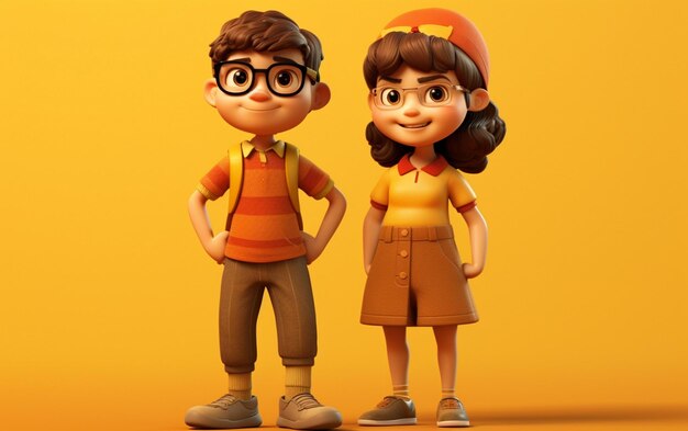 3d kids cartoon