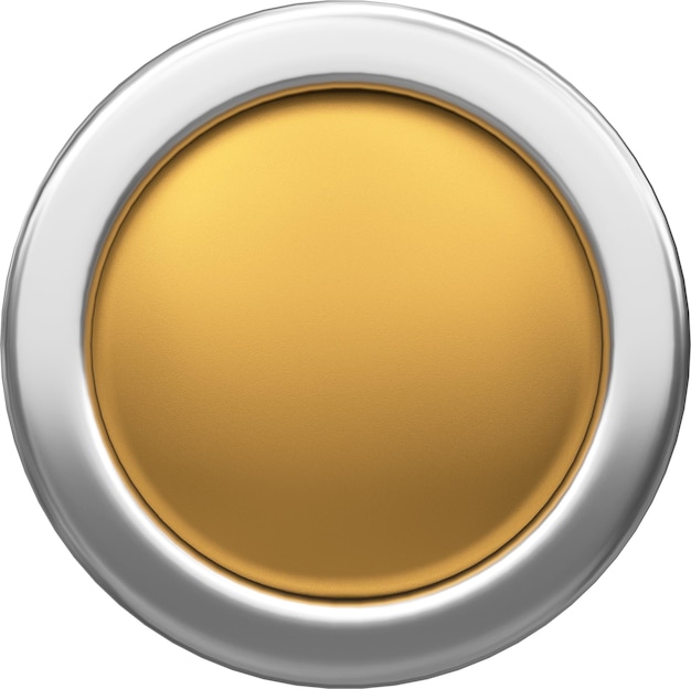 3D-knop 3D-schakelaar 3D-illustratie