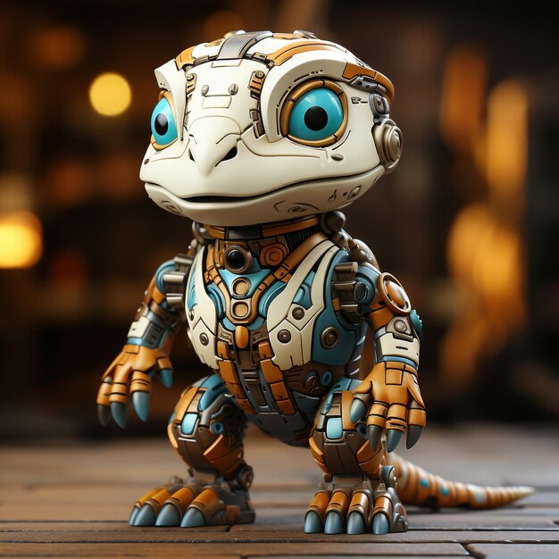 Photo 3d komodo robot