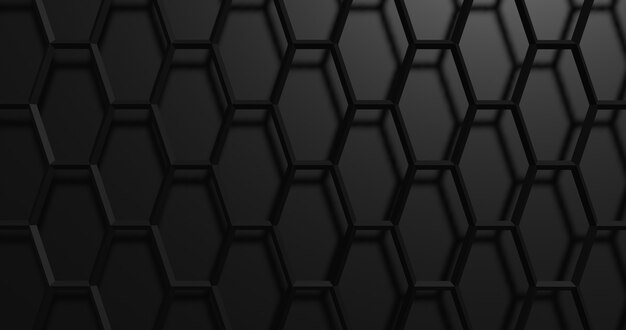 3d lattice. Abstract wall with grid cells. 3d render