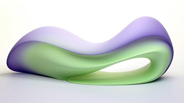 3d Lavender and Olive Green swirling wavy background