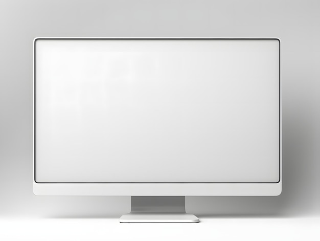 3d lege computer display mockup.