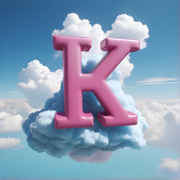 3D letter K