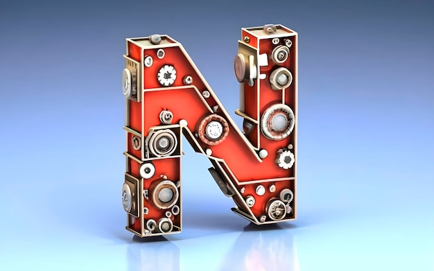 3d letter N