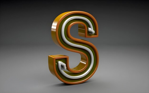 3d letter S