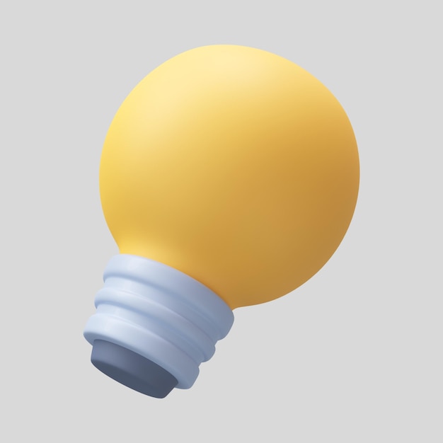 3D light Bulb 3D light Bulb illustrations 3d light illustration 3D illustration of light Bulbs 50