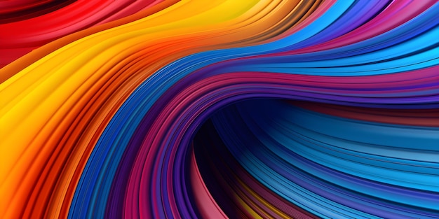3d line colorful background