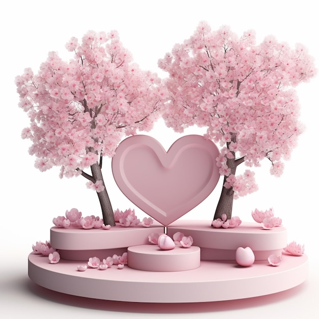 3d love background