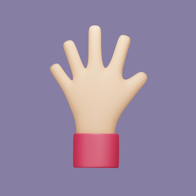 3D Lowpoly Icon Emoticon