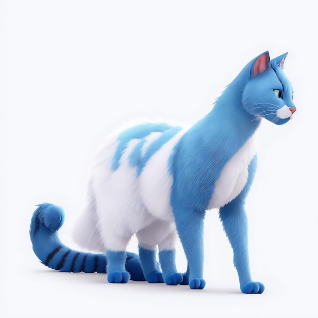 3D модель кошка