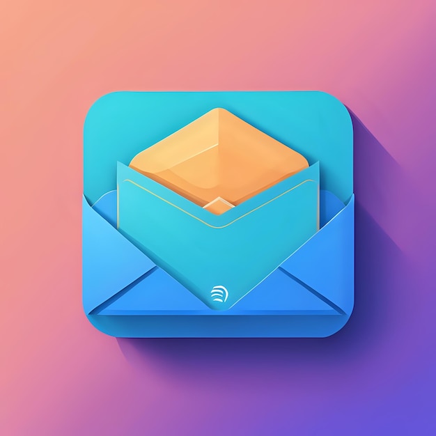 3d mail icon