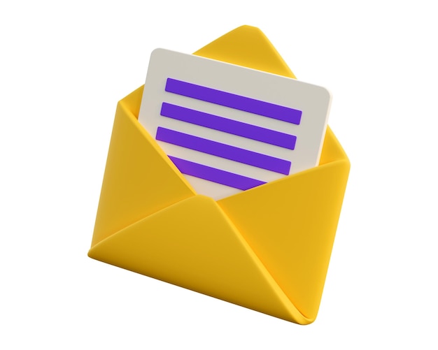 3d mail icon