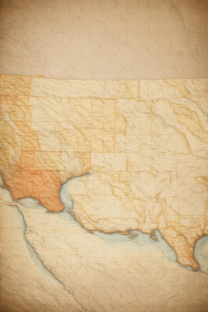 Photo a 3d map of usa design