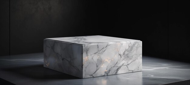 A 3D marble Podium