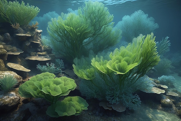 3d marine algae