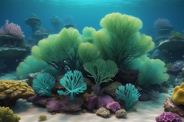 3d marine algae