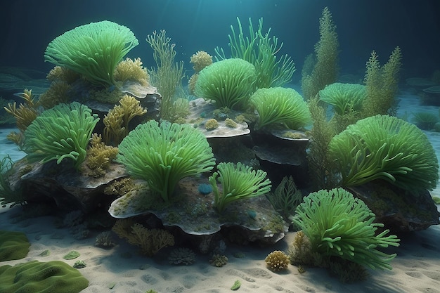 3d marine algae