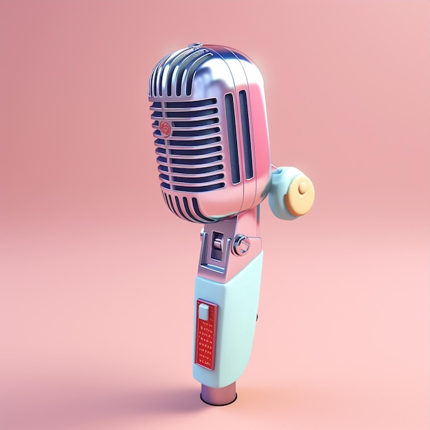 3D mic render