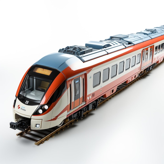 3D miniature model of a train