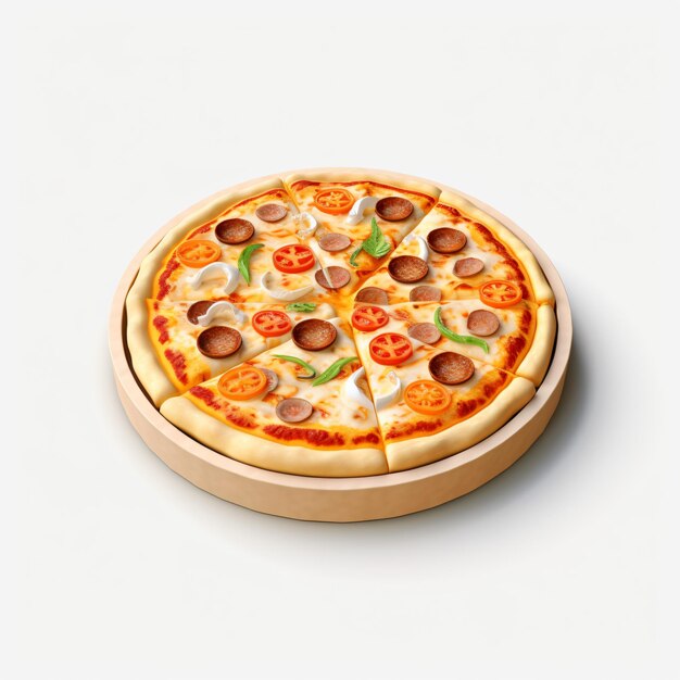 3d miniature pizza