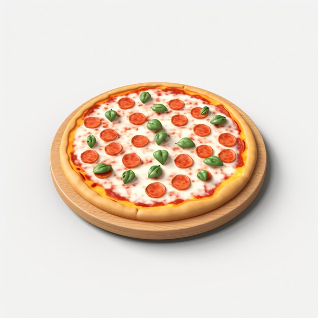 3d miniature pizza