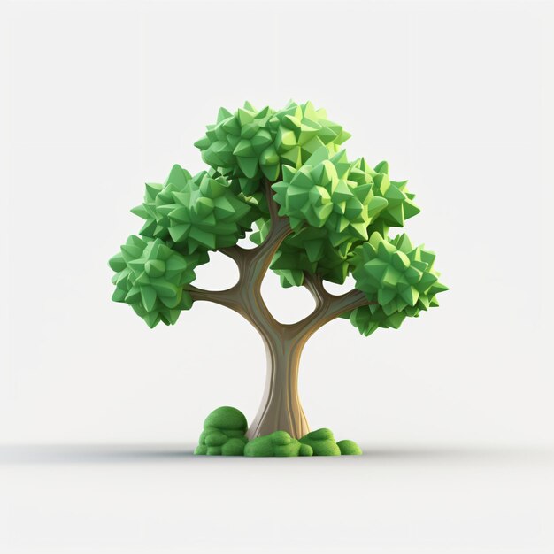 3d miniature tree