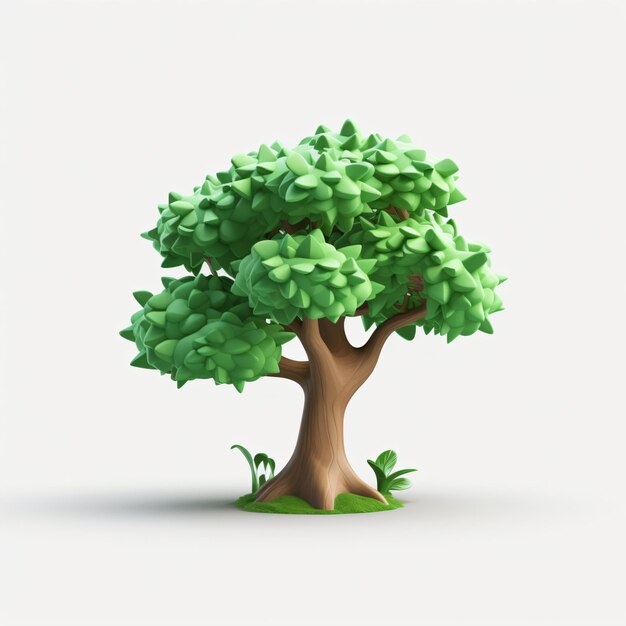 3d miniature tree