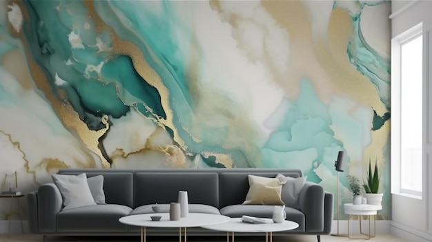 3d minimalist drawing art wallpaper for wall decor