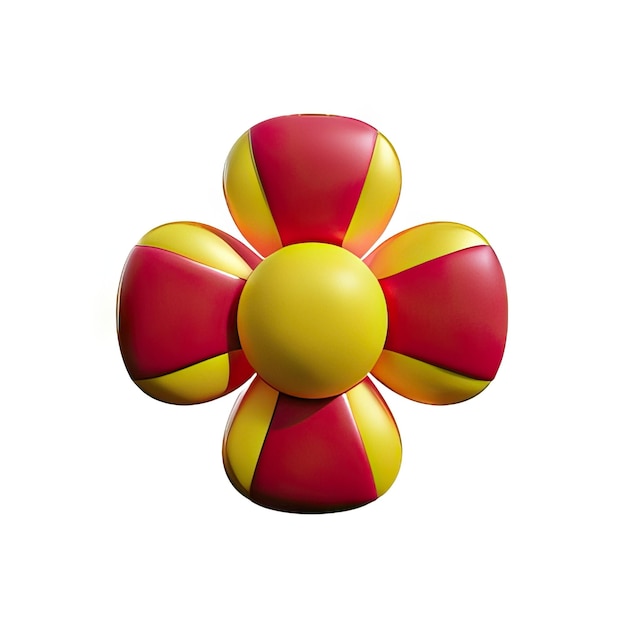 3d minimalist flower