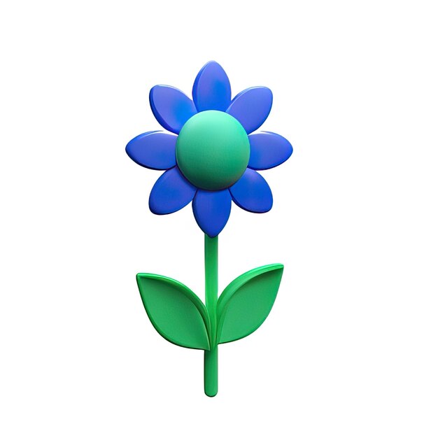 Фото 3d минималистский цветок