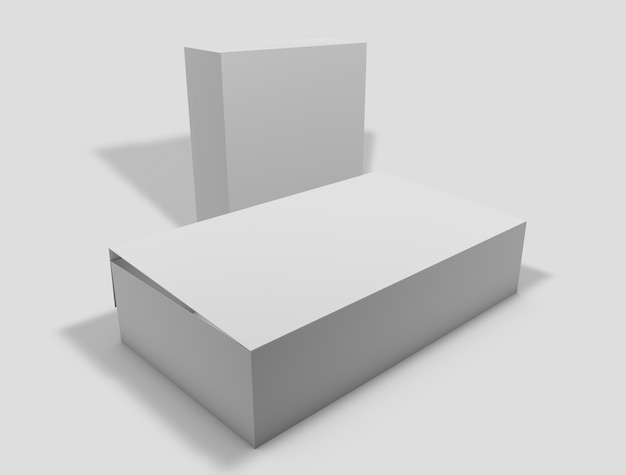 3d mockup box