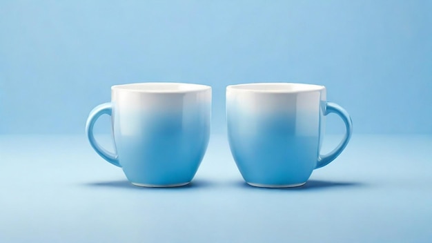 3D mockup of a classic ceramic mug