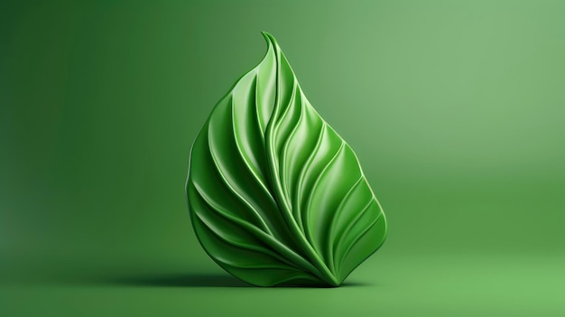 3d mockup leaf of tree and plant Ecology bio and natural products concept Close up view of leaves