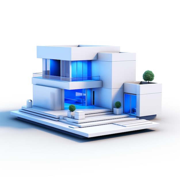 3D-model Huis