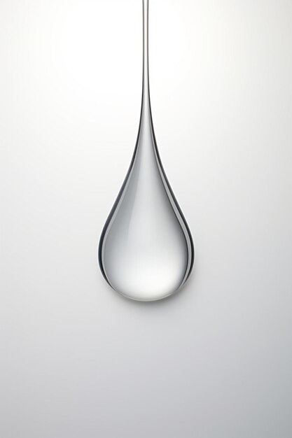 ミニマリスト水滴の 3D モデル