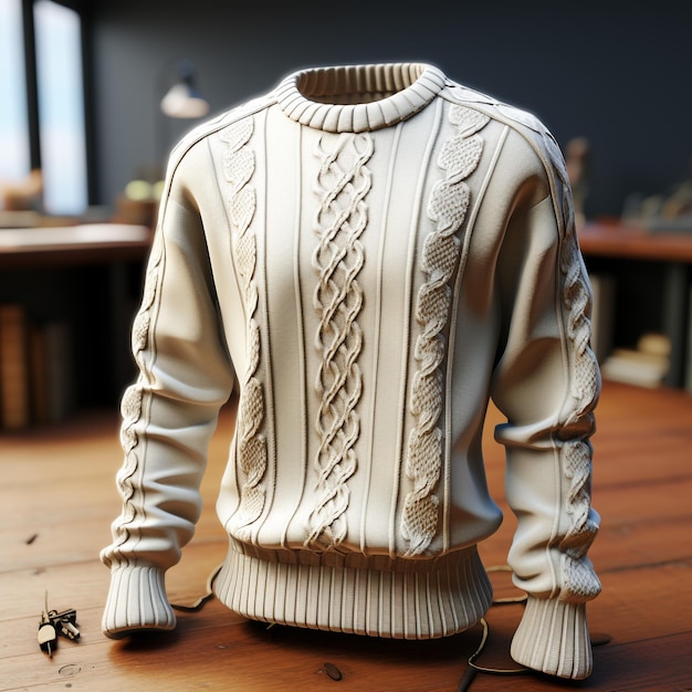Фото 3d-модель мужского свитера