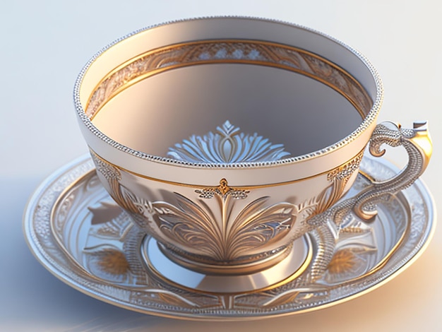 чашка специального дизайна 3D модель