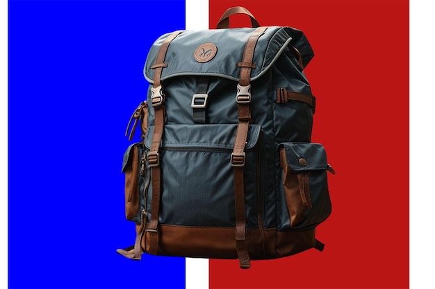 3D model of a sporty backpack background