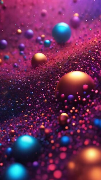 3d modern particle background with flowing cyber dots