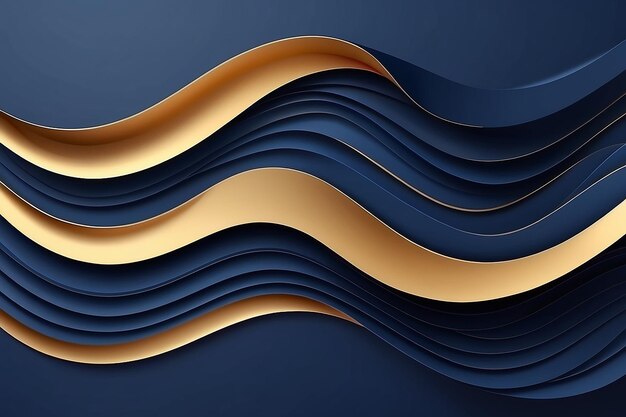 3D moderne Golf curve abstracte presentatie achtergrond