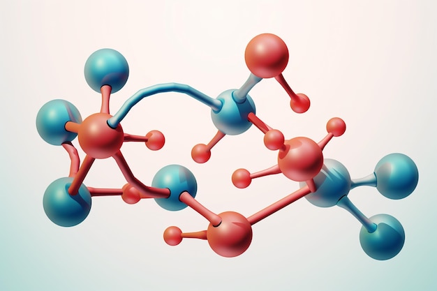 3D Молекулярная структура молекулы
