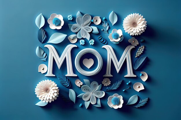 Photo 3d mom abstract