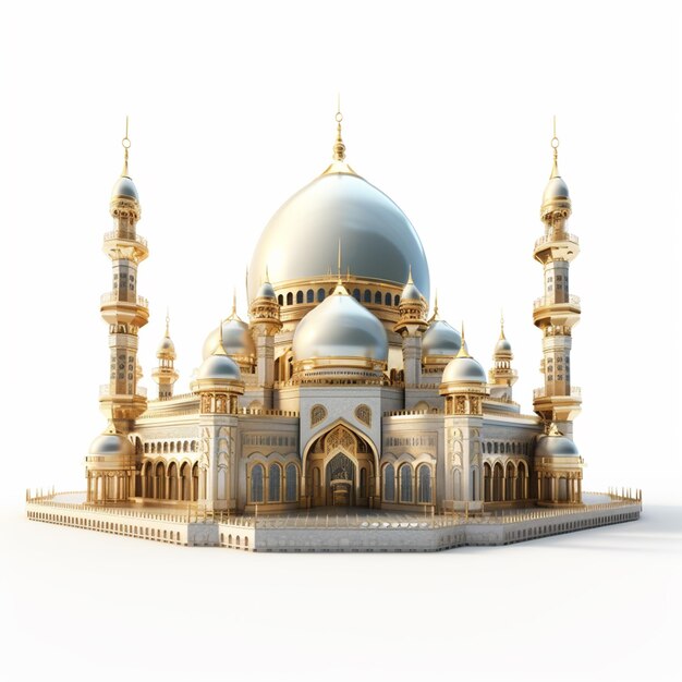 3d Mosque Islamic Ornament For Ramadan