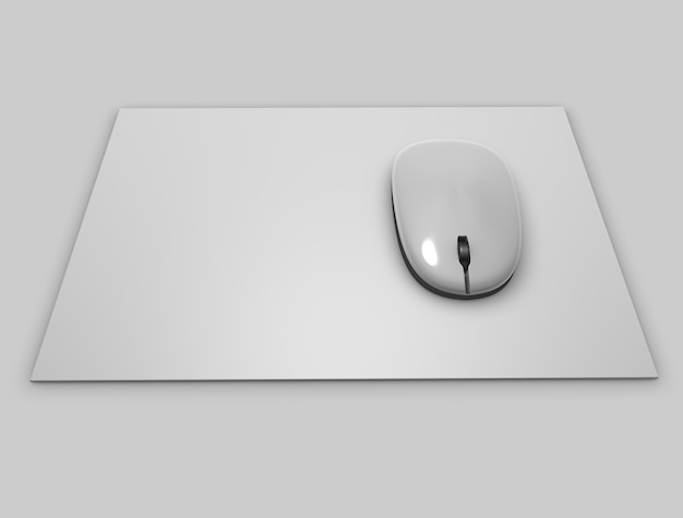 Foto mockup del mouse 3d