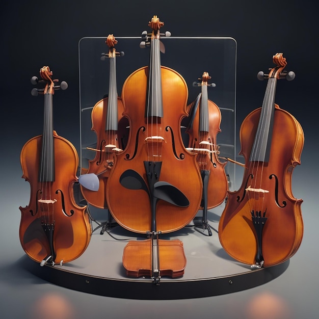 3d-muziekinstrumenten