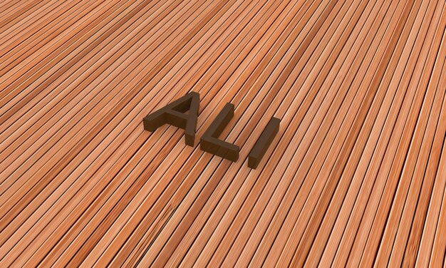 3d name for Ali wooden wallpaper background desktop back cover