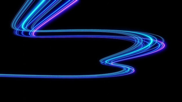 3d neon light effect glowing trails colorful light motion speed\
background motion blur technology