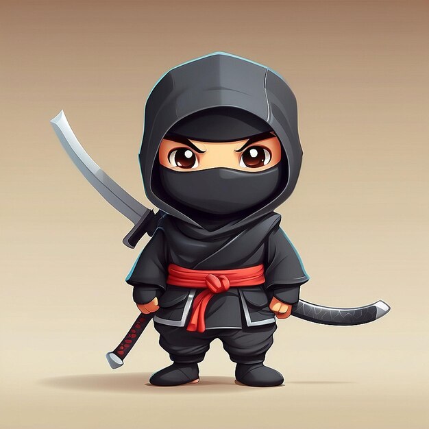 3D-ninja personage