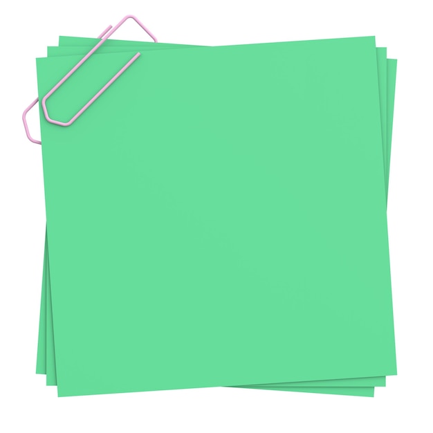 3D-notitieblok 3D-illustratie